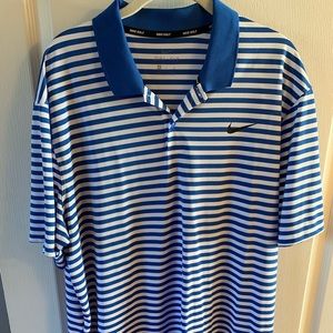 Men’s Nike Golf Dri-Fit shirt, size XL.
